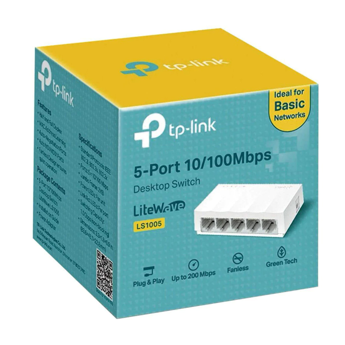 Switch-TP-Link-LS1005-LiteWave-5-Port-10-100Mbps
