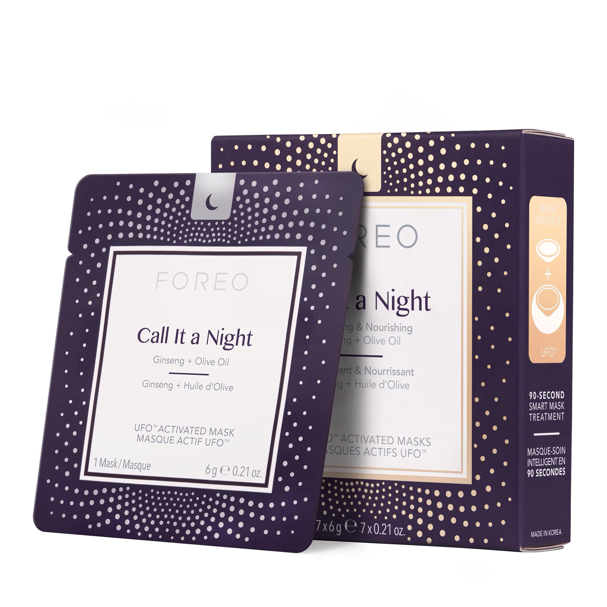 Maska za njegu lica Foreo UFO Mask Call It a Night x 7