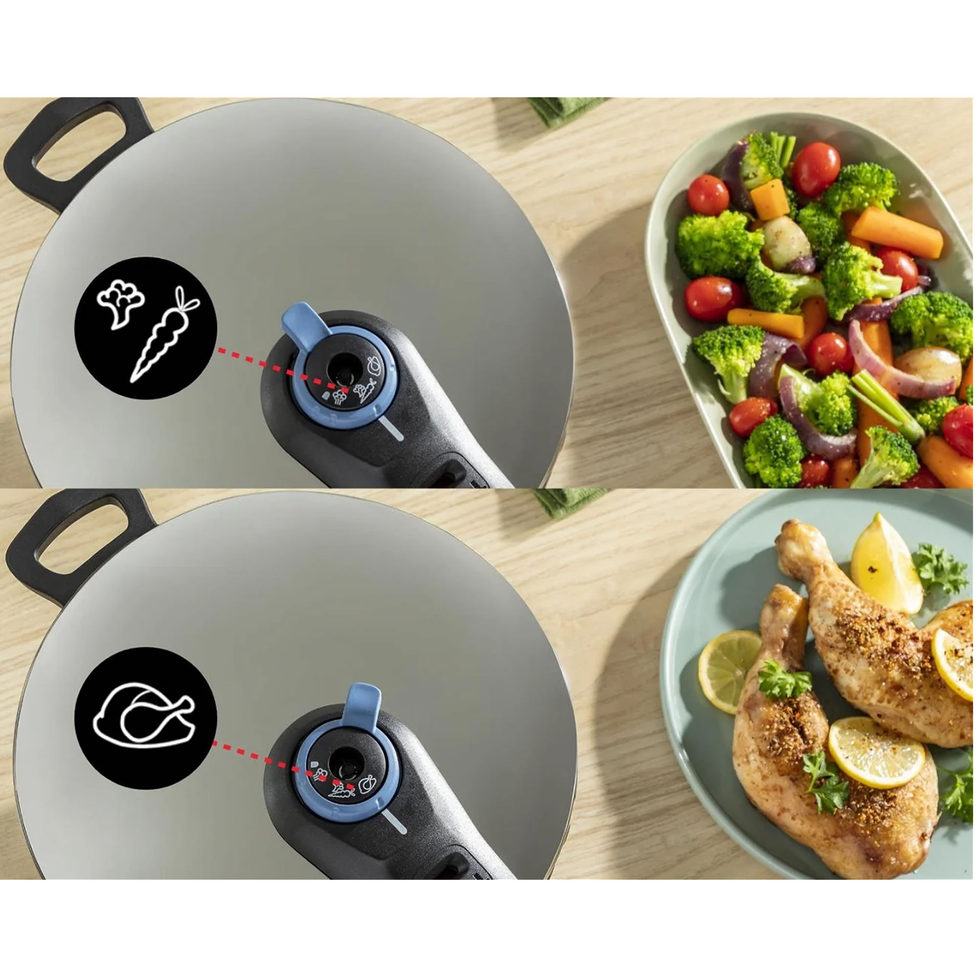 Express lonac Tefal P2584301 set 6L+4L