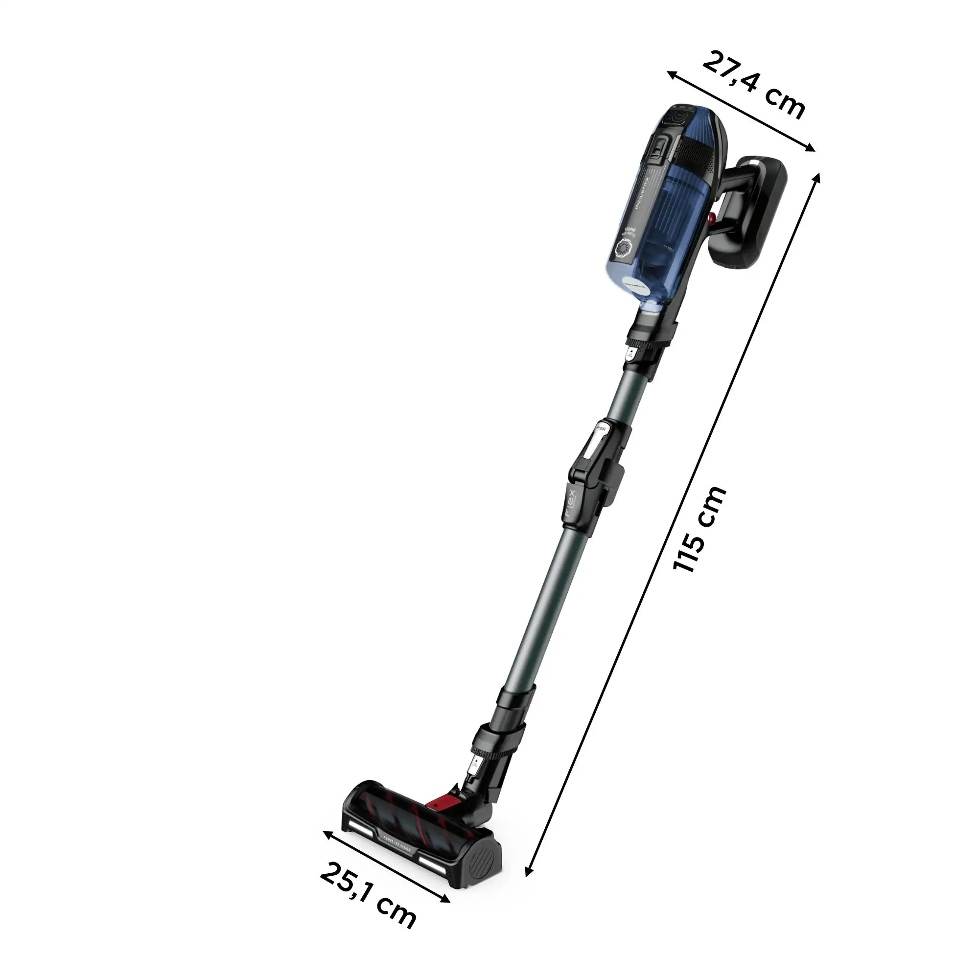 Štapni usisivač Rowenta RH98C0WO XForce Flex