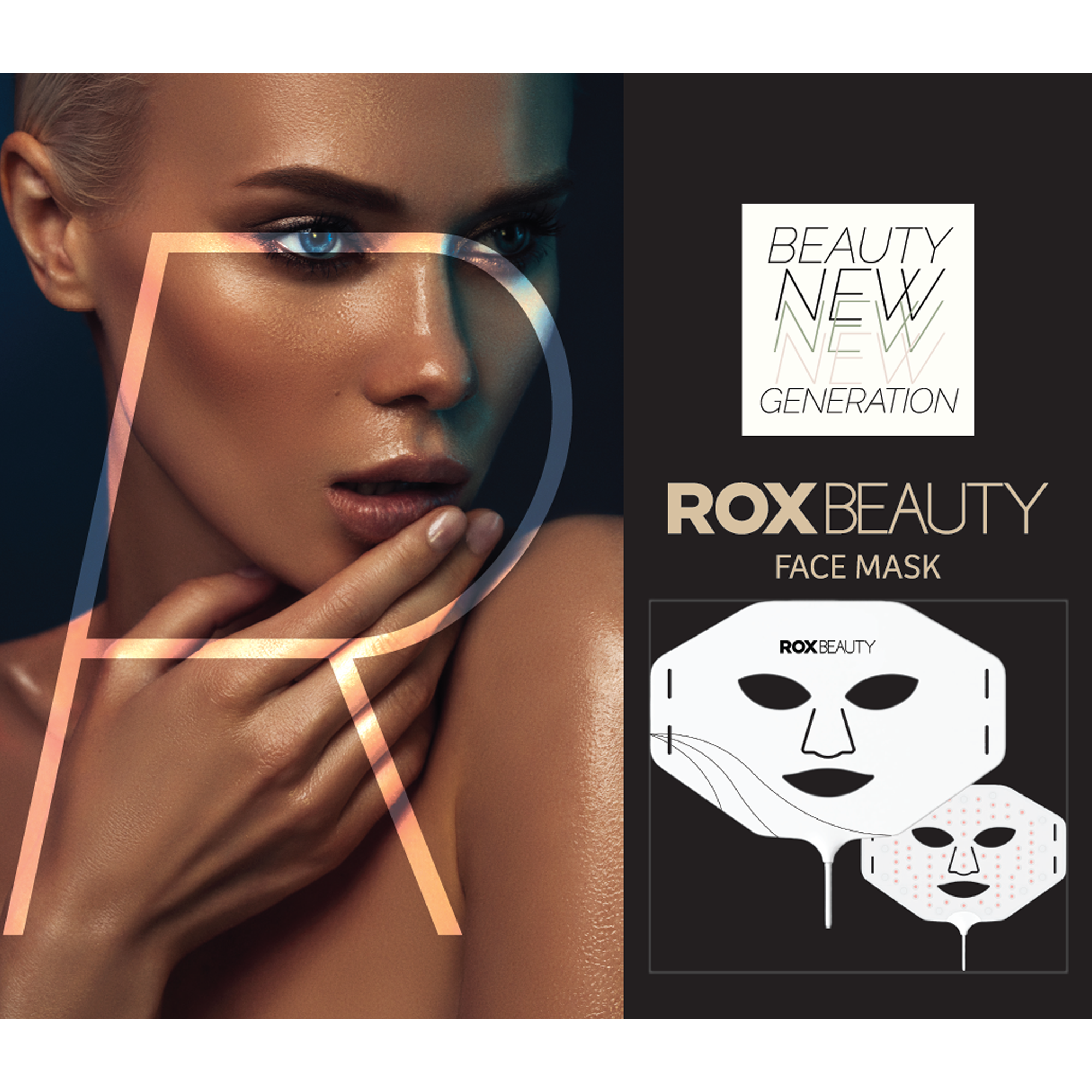 LED Maska za lice Rox Beauty