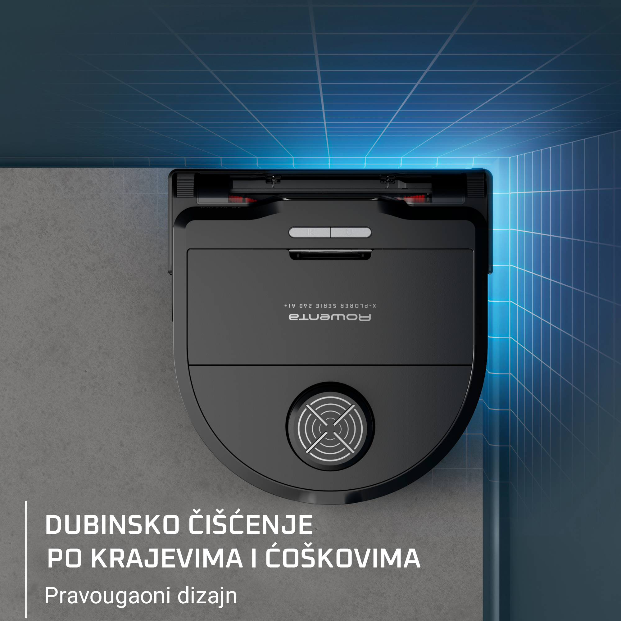 Usisivač robot Rowenta RR9695WH X-PLORER Serie 240 AI+ Animal&Allergy