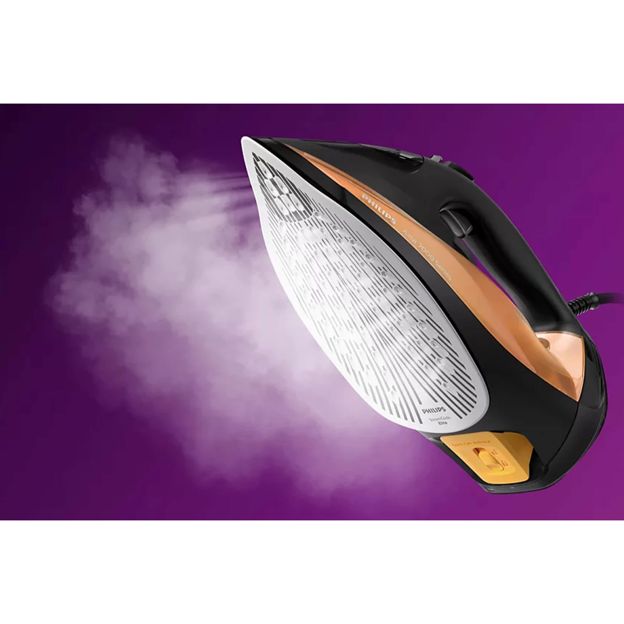 Pegla Philips DST7040/80 Azur 2800W, 50g/min + do 250g, crnozlatna