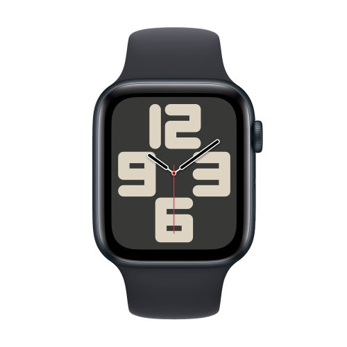 Apple Watch SE2 v3 GPS 44mm Midnight Aluminium Case with Midnight Sport Band - M/L