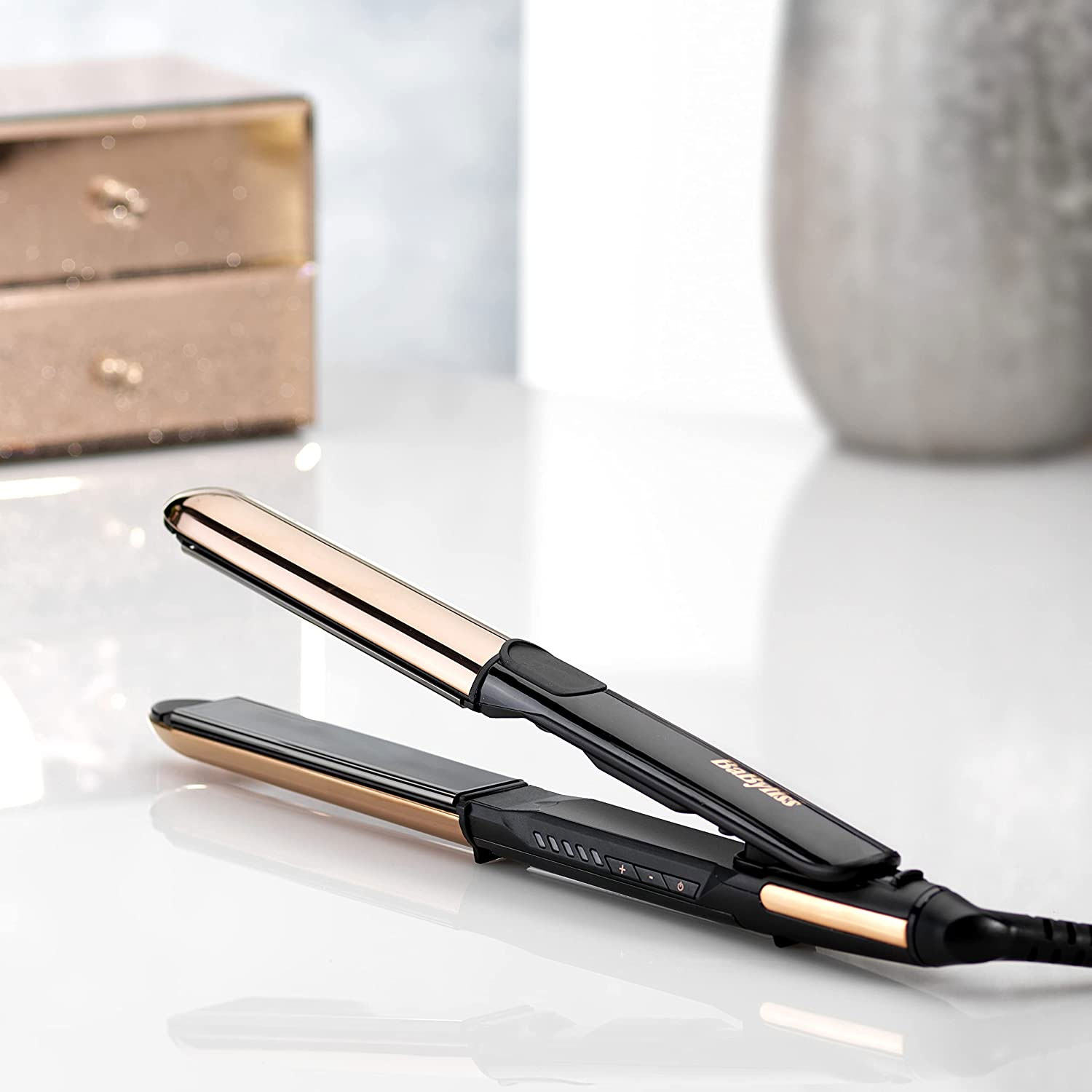 Pegla za kosu BaByliss ST482E Titanium Brilliance Straight & Curl 28mm