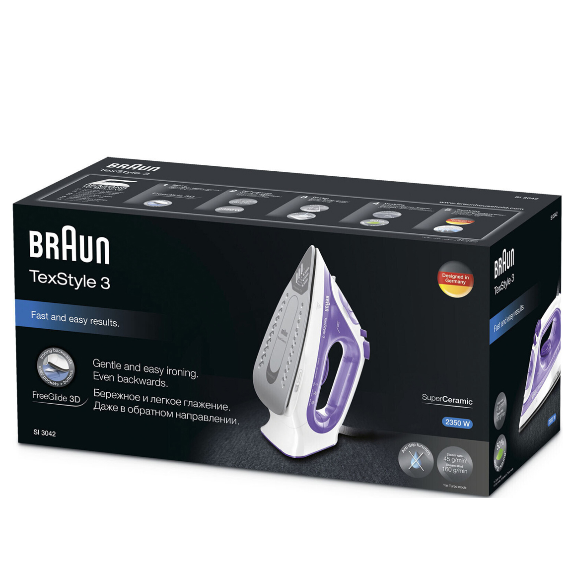 Pegla Braun SI3042VI TexStyle 3 2350W
