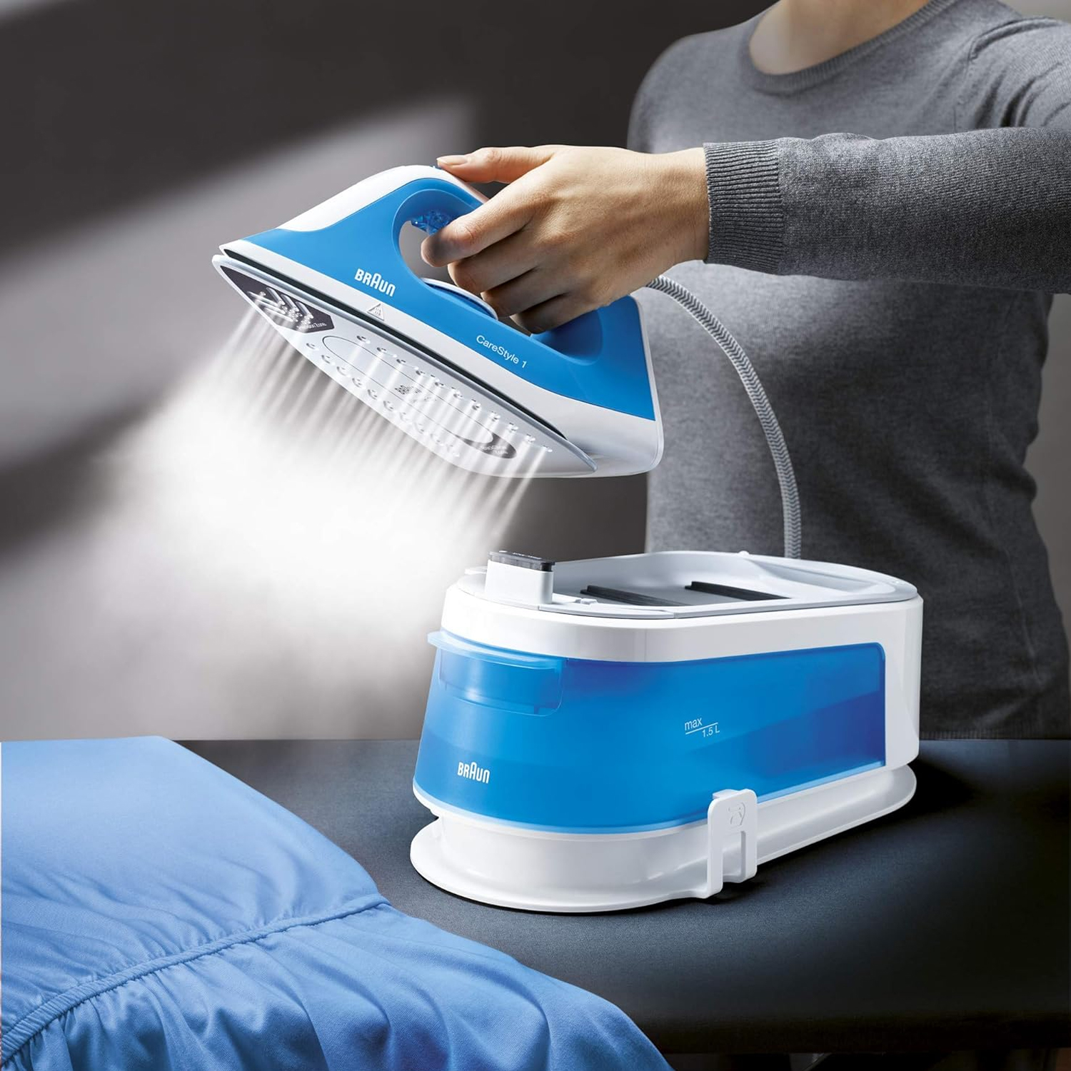 Parna stanica Braun IS1012BL CareStyle 1 2400W 5.5 bara