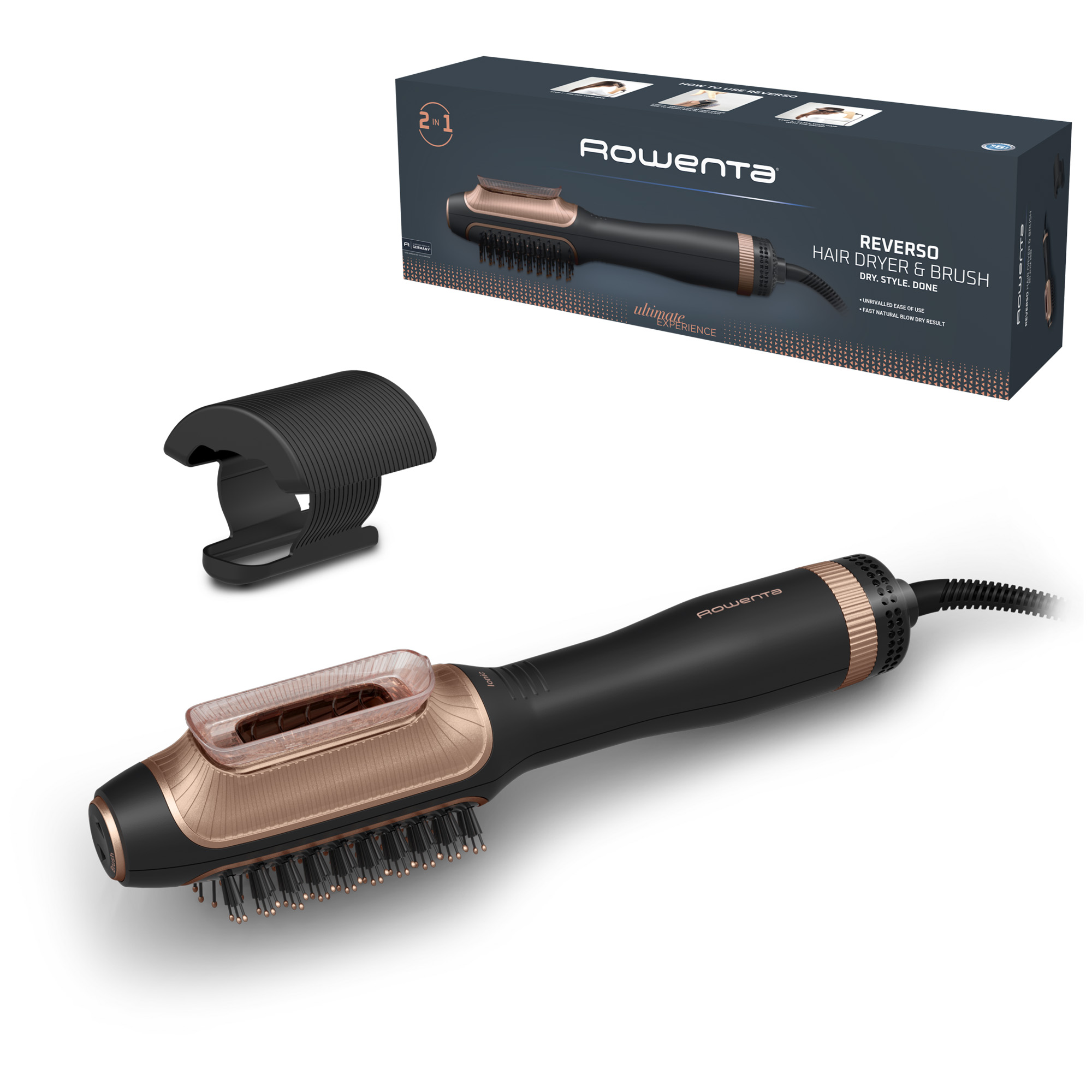 Četka za stiliziranje kose Rowenta CF9840F0 Reverso 2u1 Ultimate Experience