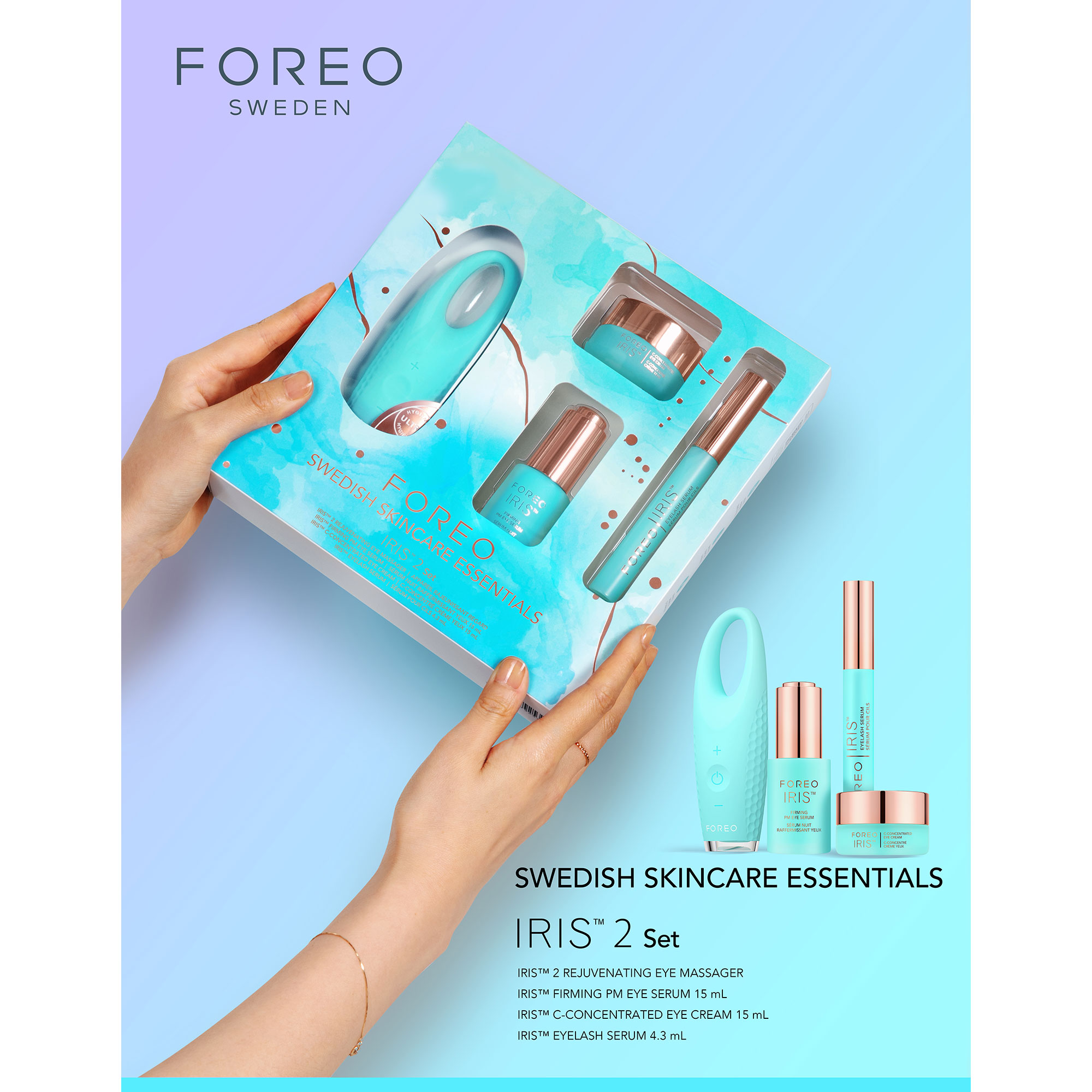 Foreo IRIS 2 Swedish Skincare Essentials Set