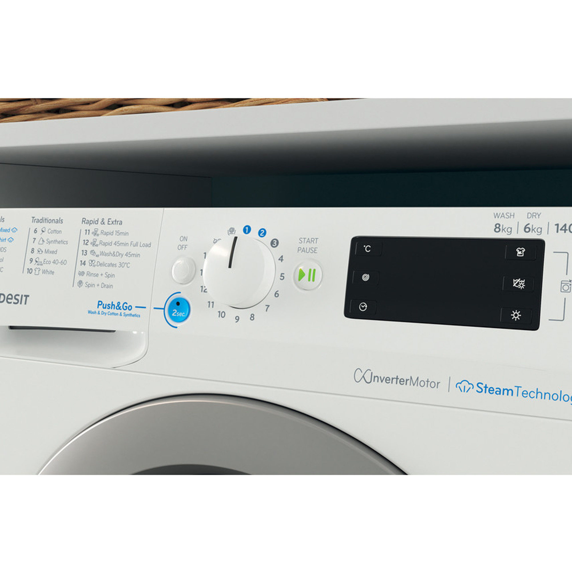 Veš mašina + sušilica Indesit BDE 86436 WSV EE