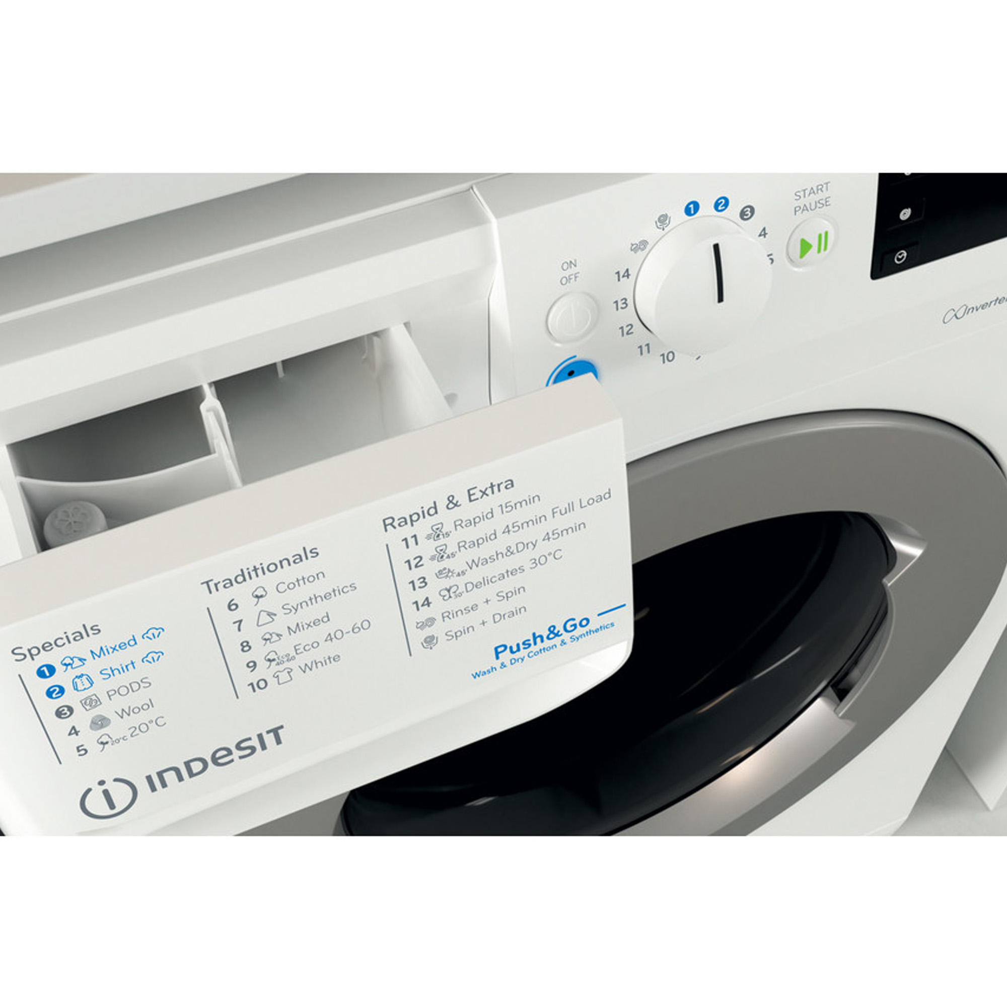 Veš mašina + sušilica Indesit BDE 86436 WSV EE