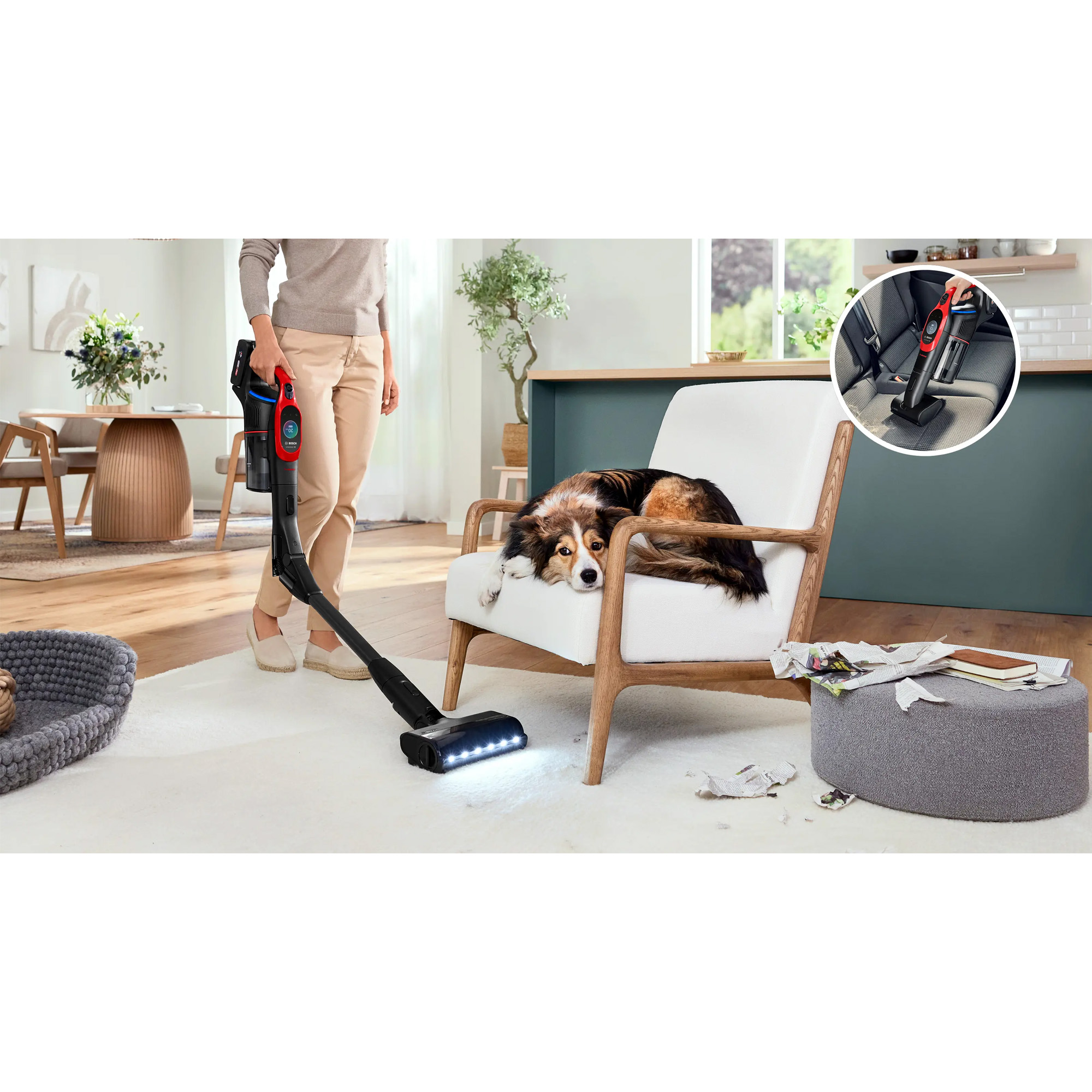 Štapni usisivač Bosch BCS1041PET Unlimited 10 Pro Animal