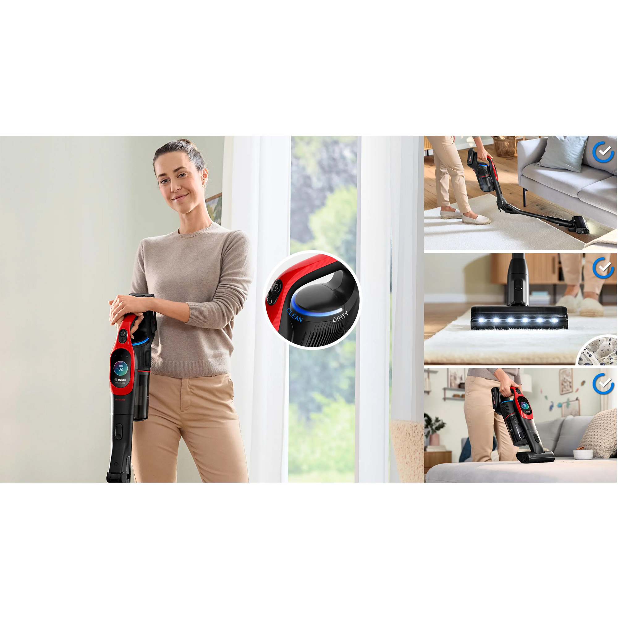 Štapni usisivač Bosch BCS1041PET Unlimited 10 Pro Animal