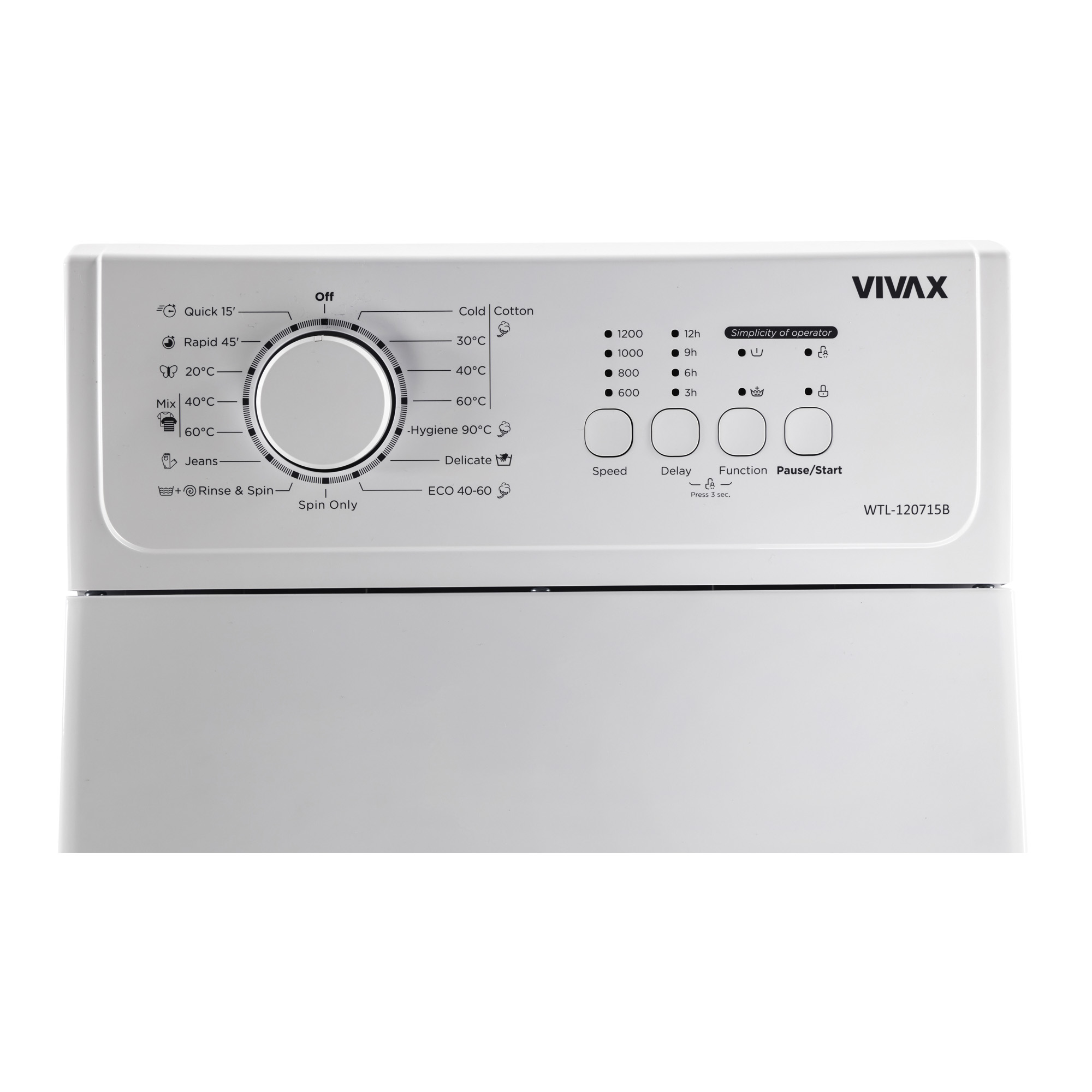 Veš mašina Vivax WTL-120715CB