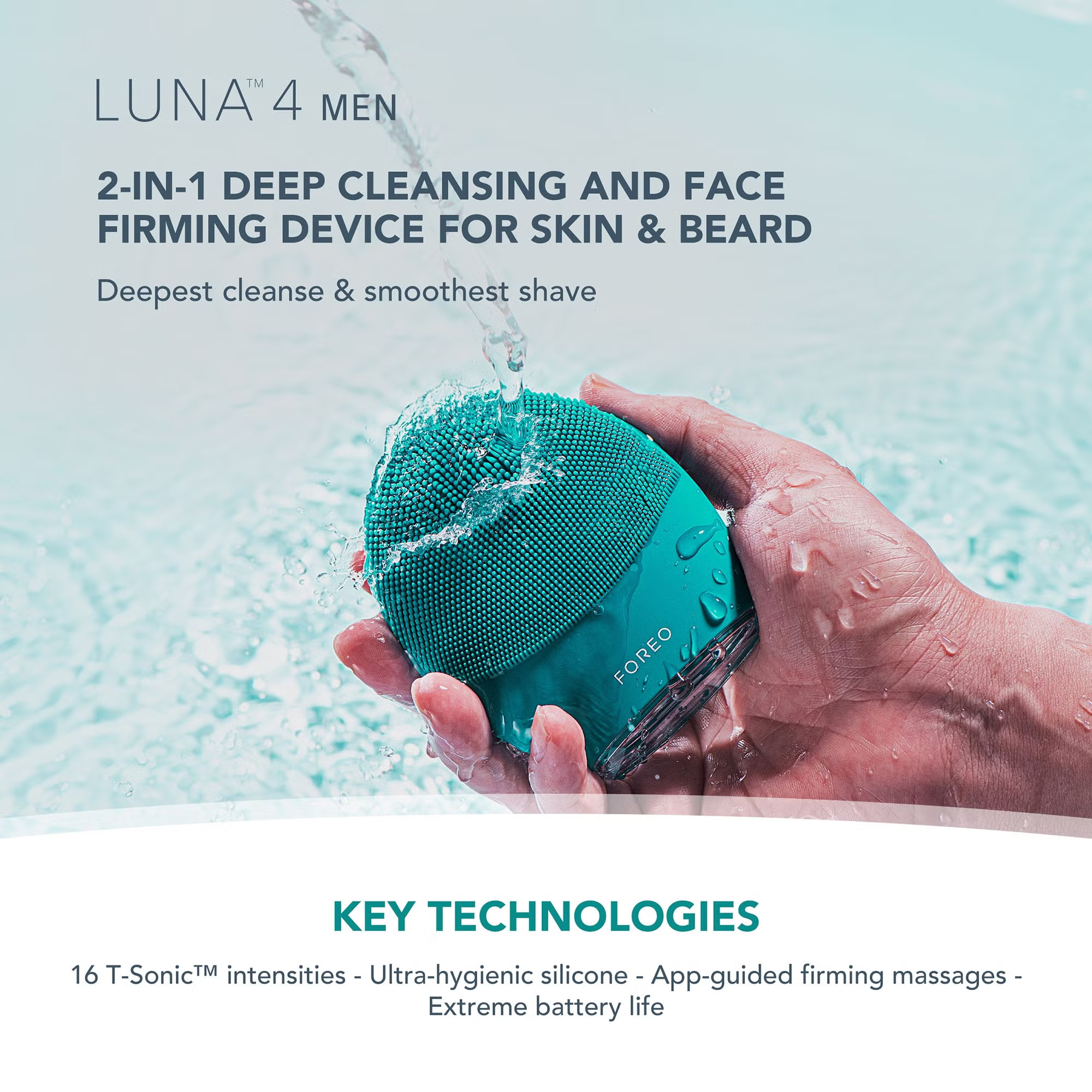 Uređaj za čišćenje lica Foreo Luna 4 Men