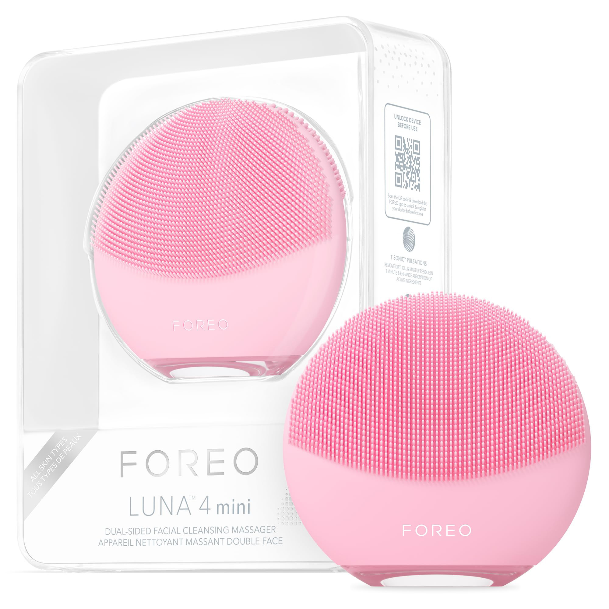 Uređaj za čišćenje luca Foreo Luna 4 mini Pearl Pink