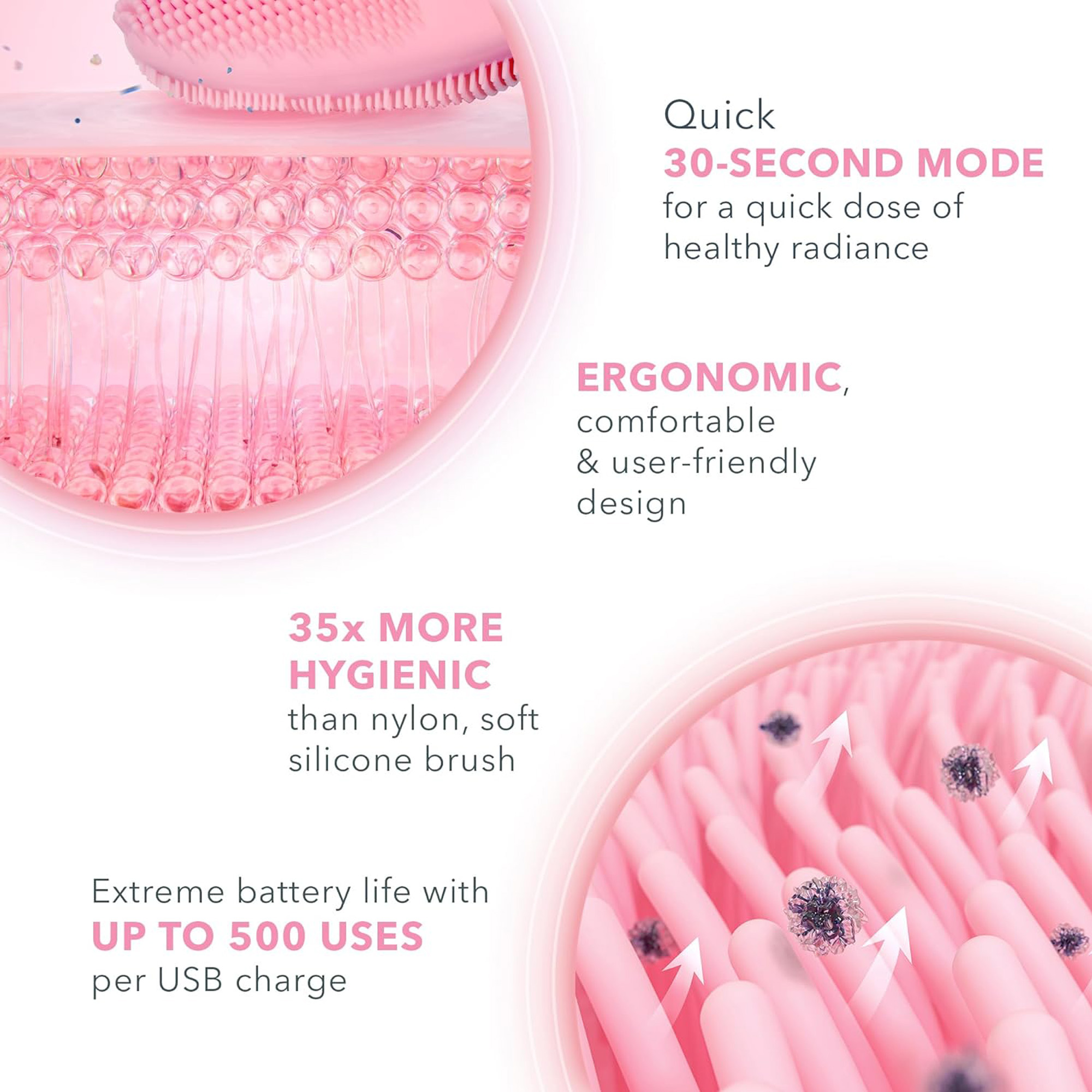 Uređaj za čišćenje luca Foreo Luna 4 mini Pearl Pink