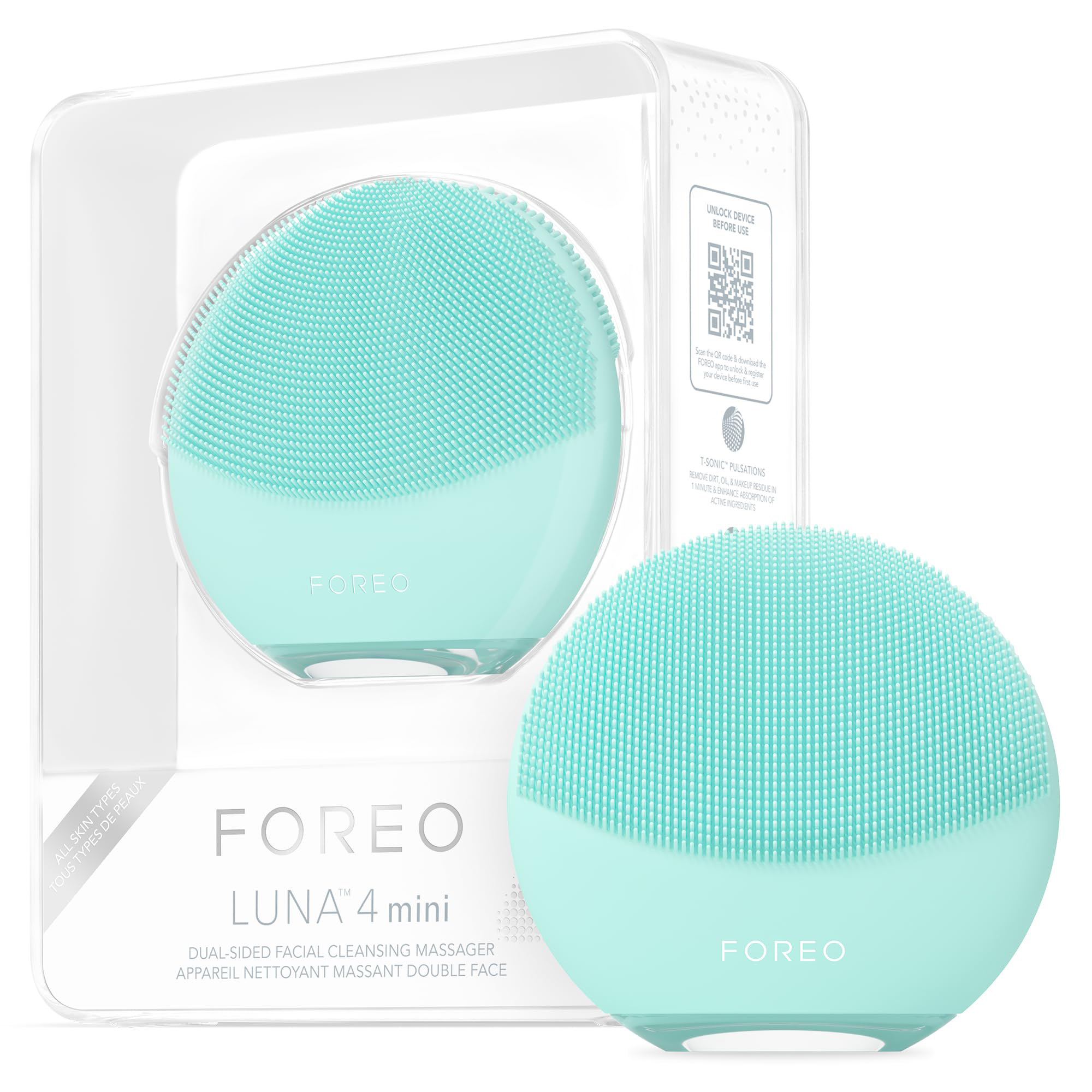 Uređaj za čišćenje lica Foreo Luna 4 mini Arctic Blue