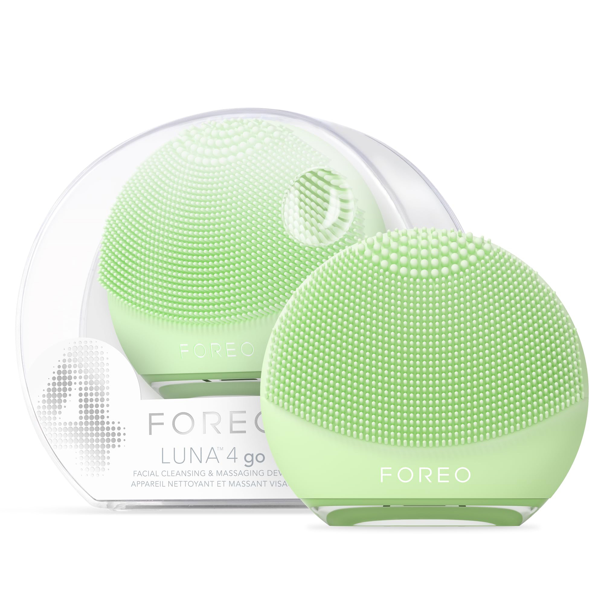 Putni uređaj za čišćenje lica Foreo Luna 4 Go Pistachio