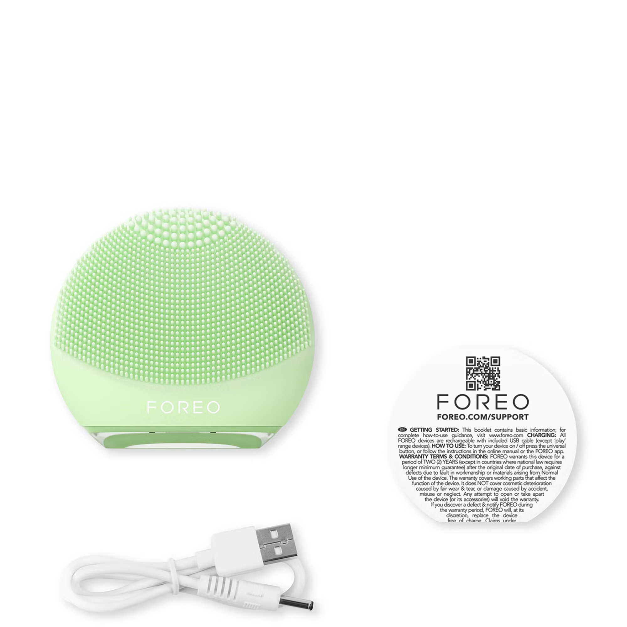 Putni uređaj za čišćenje lica Foreo Luna 4 Go Pistachio