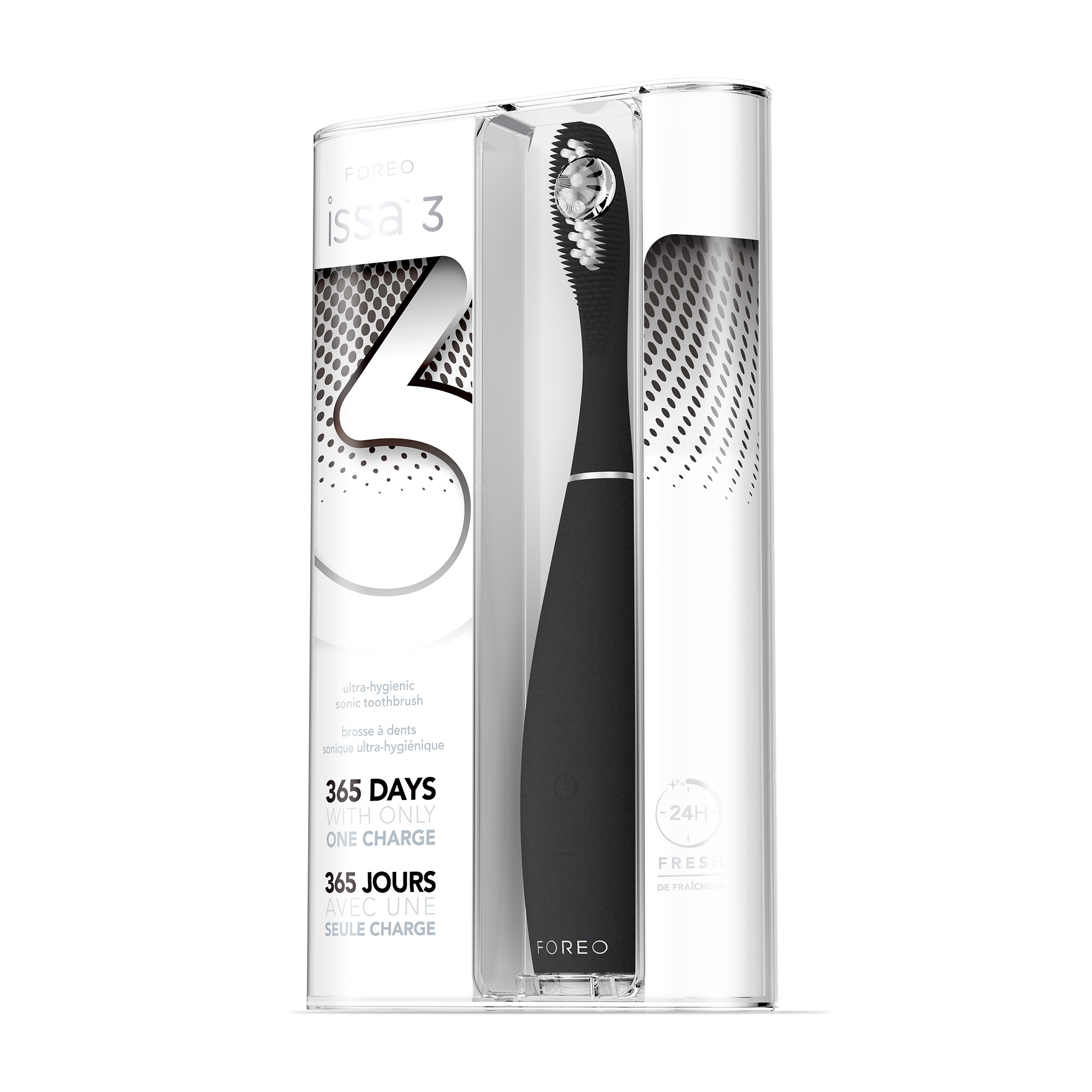Silikonska sonična četkica za zube Foreo ISSA 3 Black