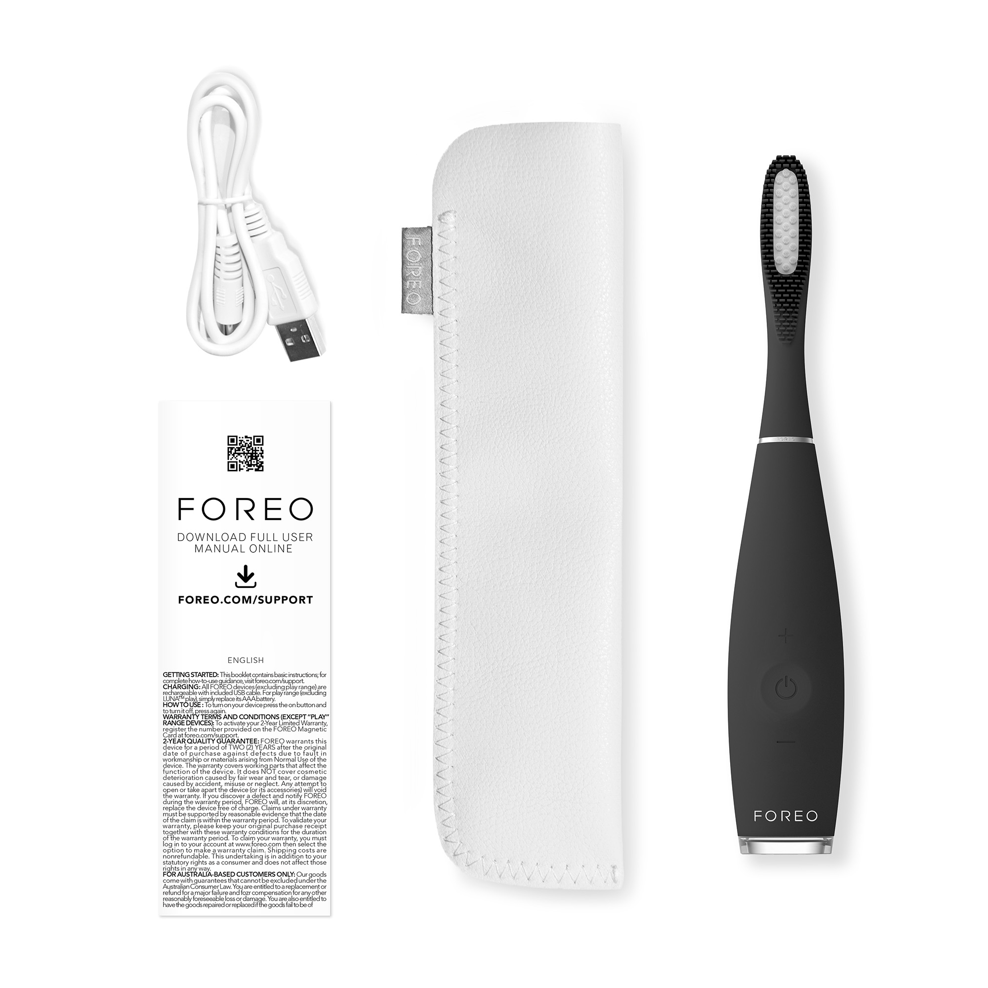 Silikonska sonična četkica za zube Foreo ISSA 3 Black