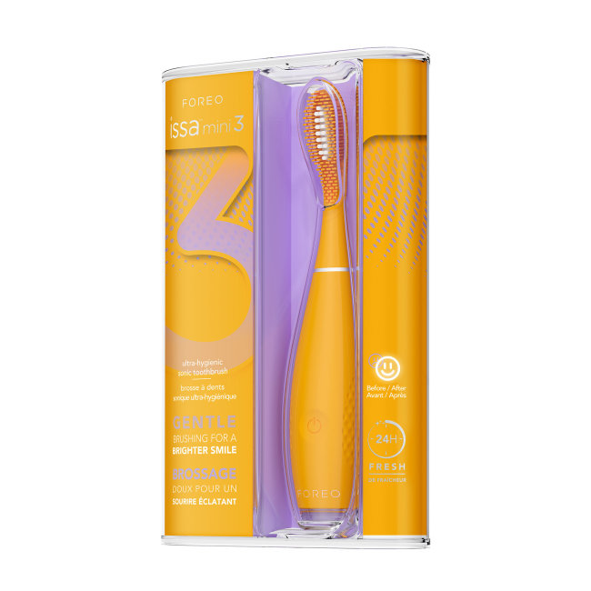 Sonična električna četkica za zube Foreo ISSA mini 3 Mango Tango