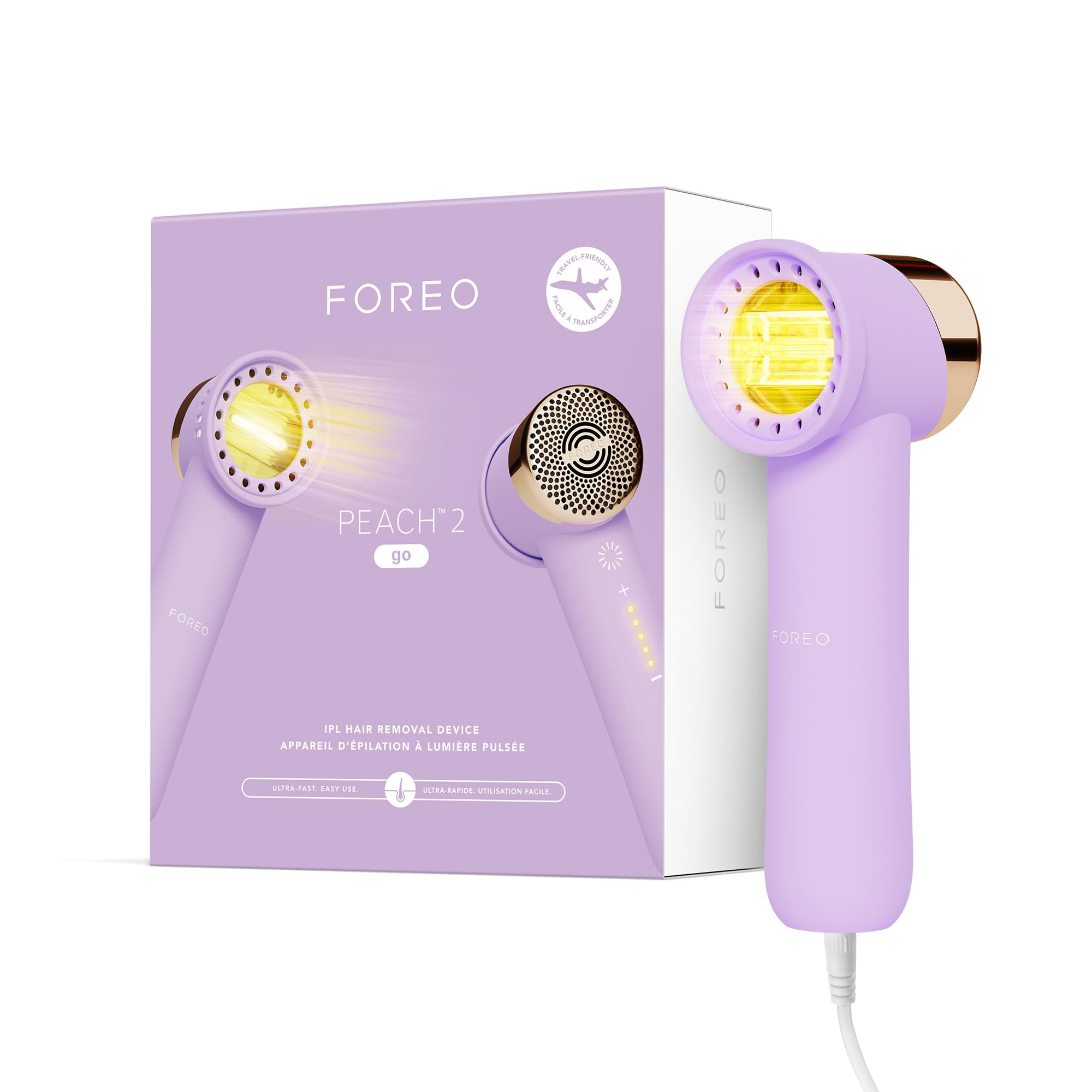 Uređaj za uklanjanje dlačica Foreo Peach 2 Go Lavander