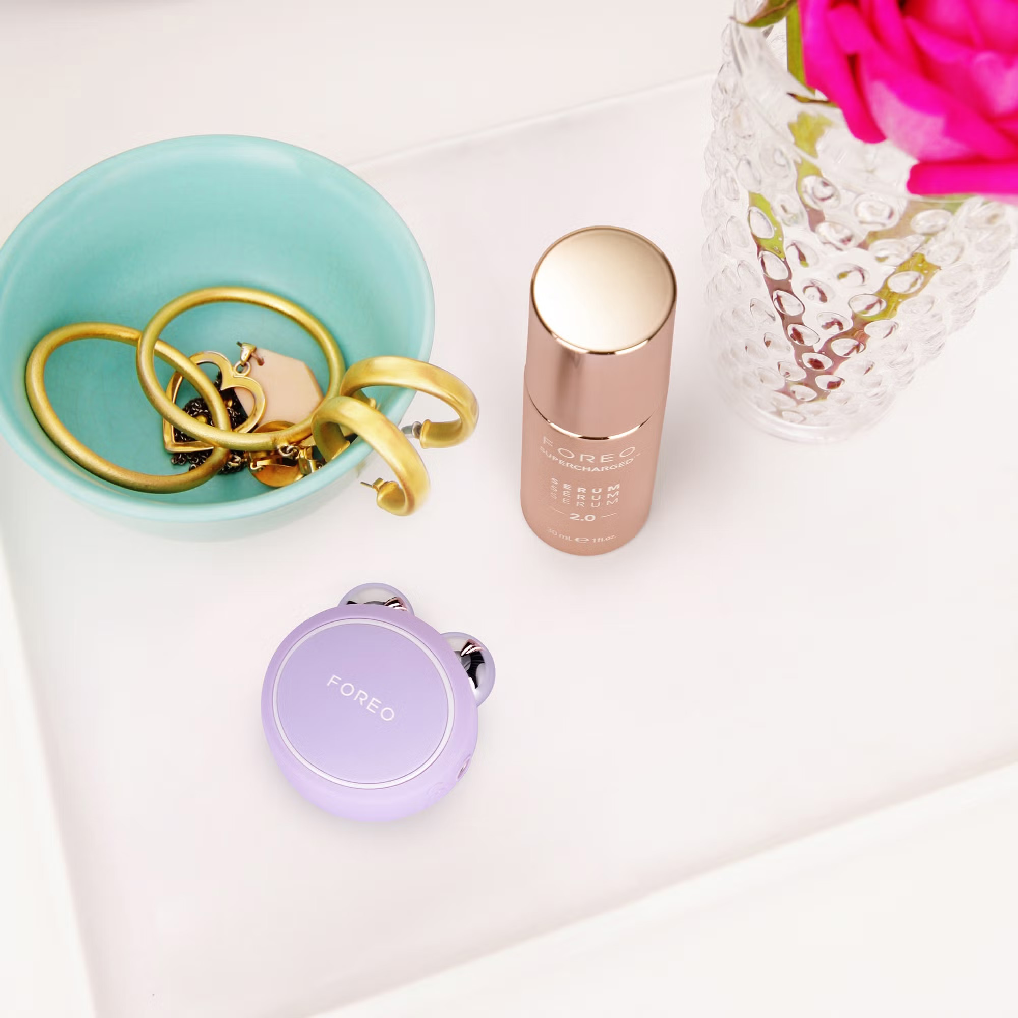 Uređaj za njegu lica Foreo BEAR 2 Go Lavender