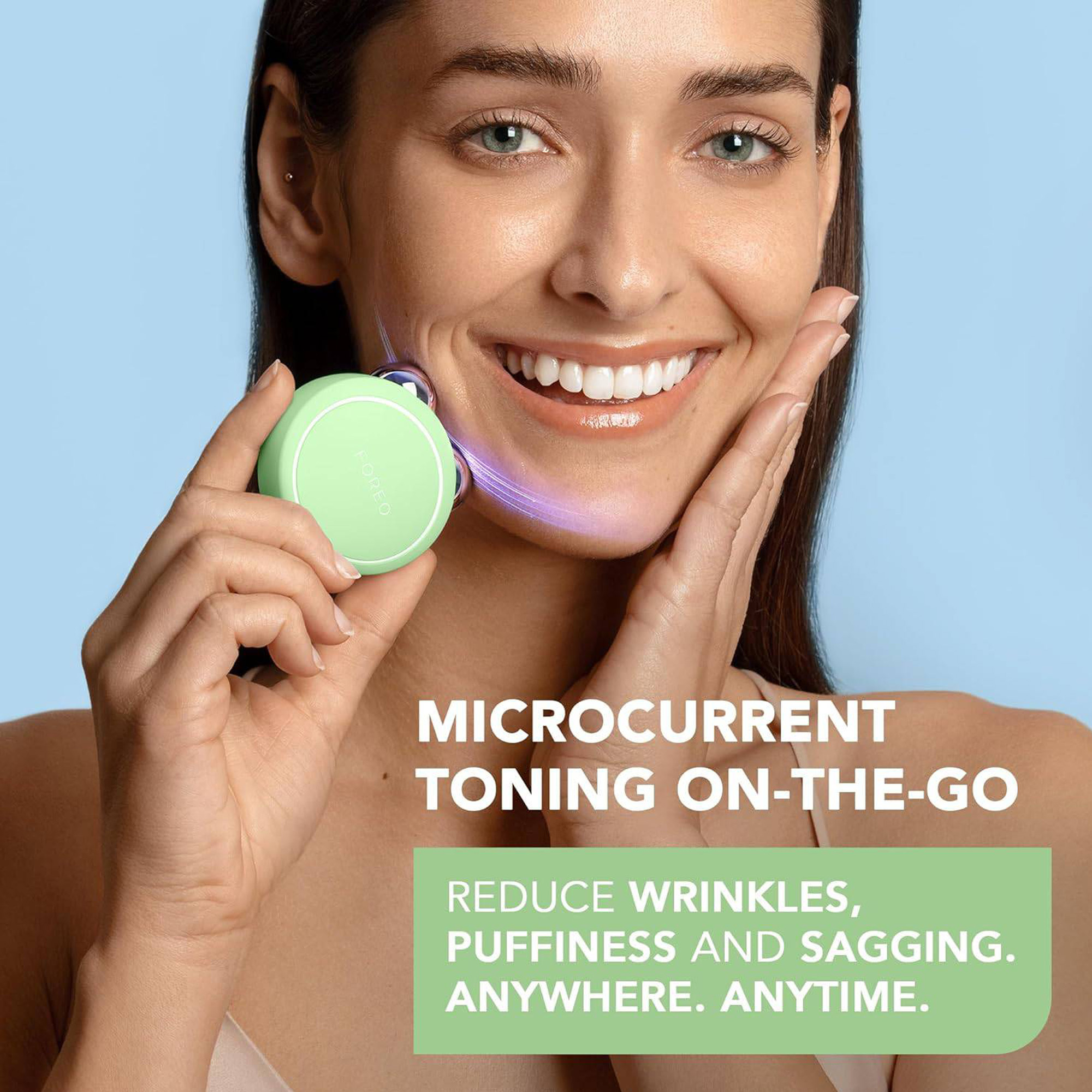 Uređaj za njegu lica Foreo BEAR 2 Go Pistachio
