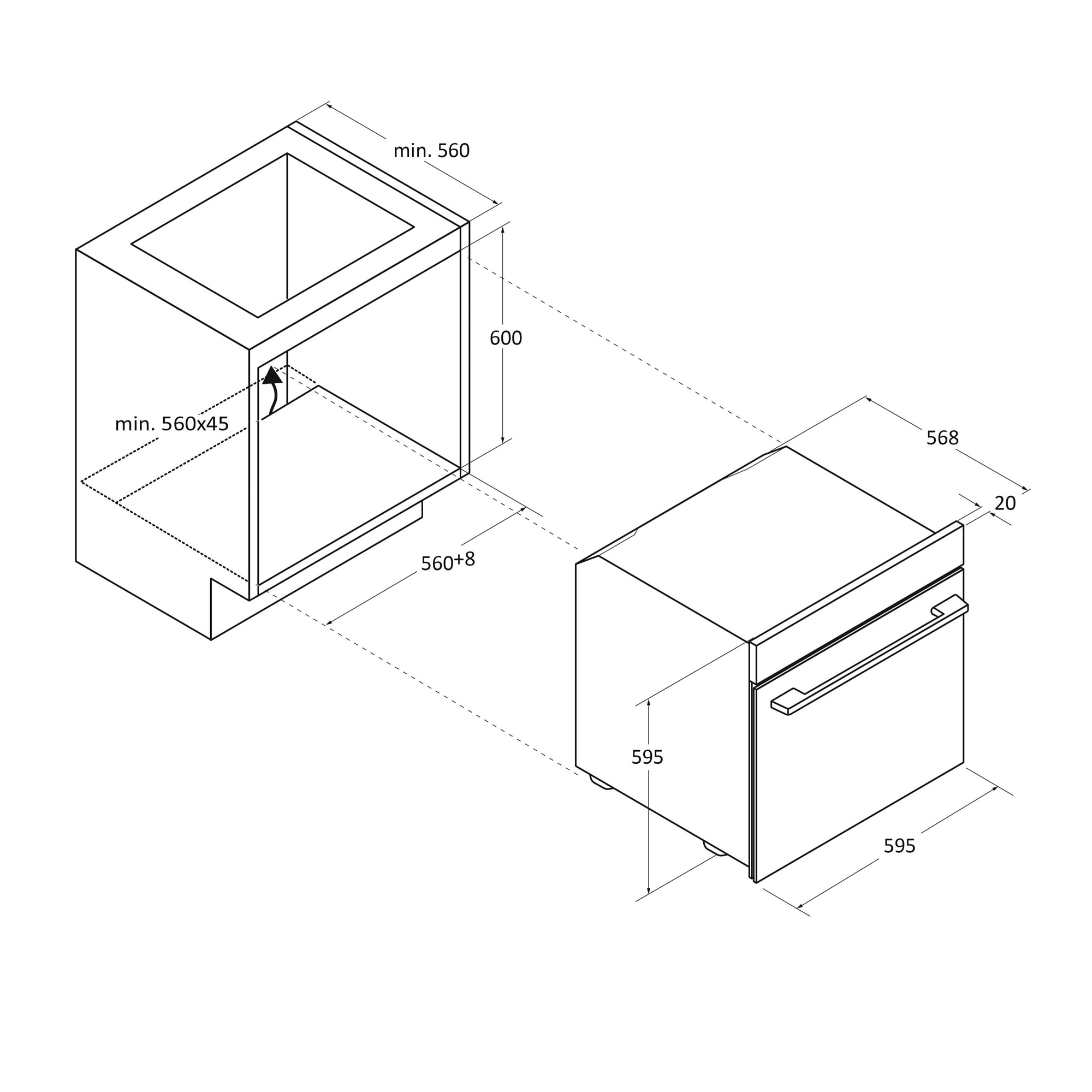 Ugradbena pećnica Haier H6 ID25G3HTB