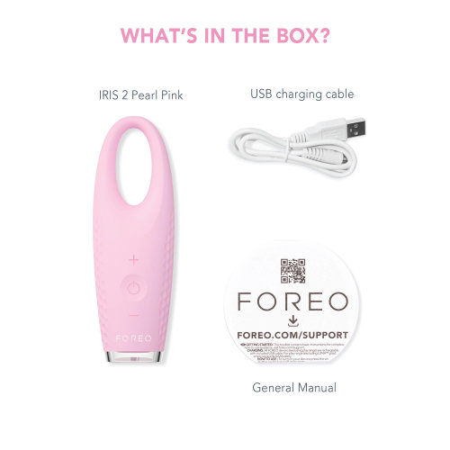 Uređaj za masažu lica protiv bora Foreo IRIS Eye Massager Pearl Pink
