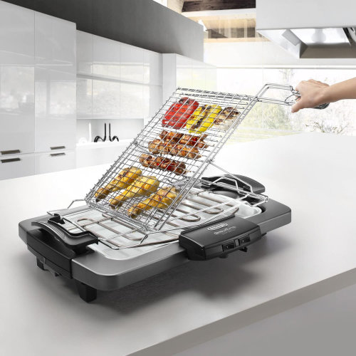 Električni roštilj DeLonghi BQ80.X 2450W Inox grill