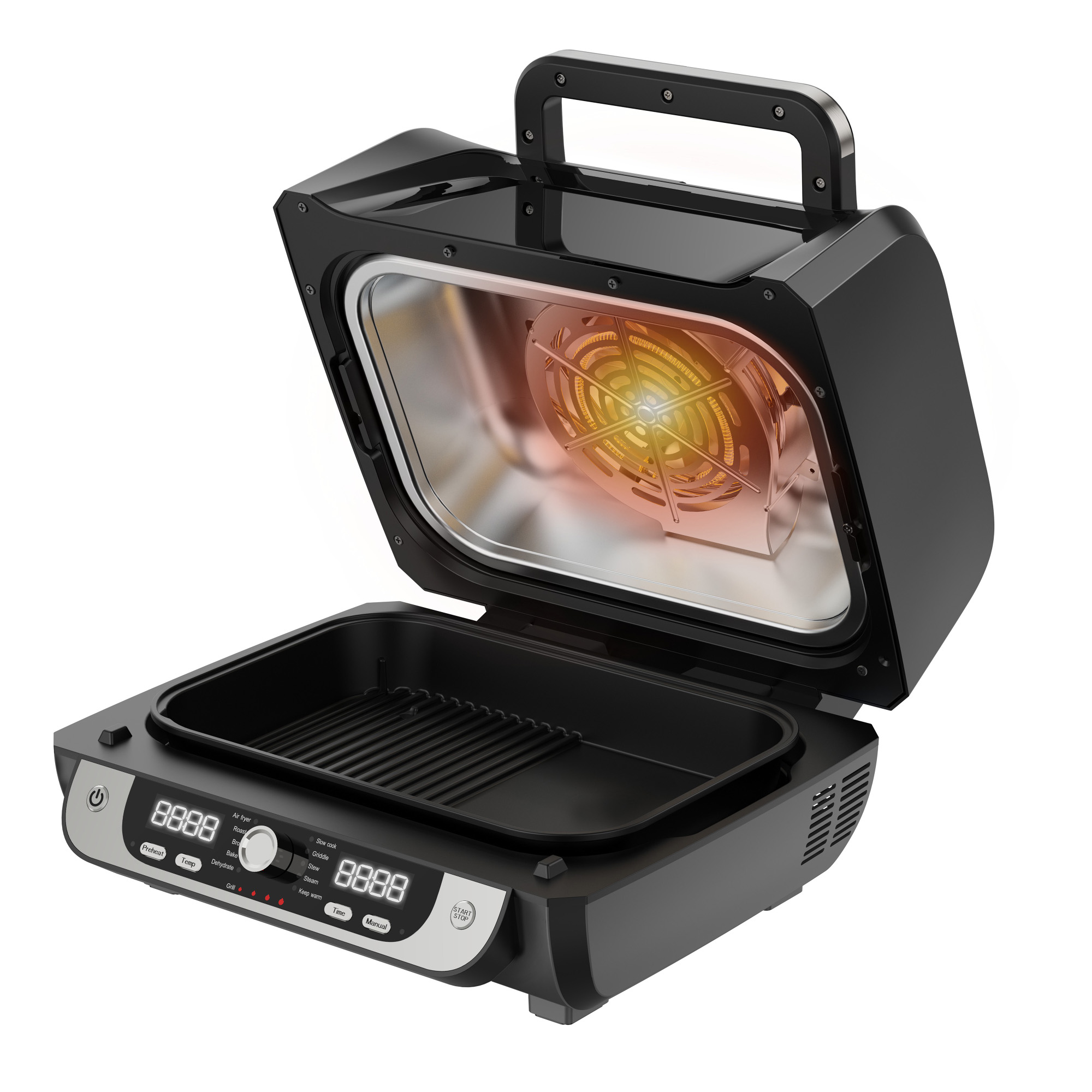 Roštilj i friteza na vrući zrak Elit GrillFry360 PRO 12u1 6(l)