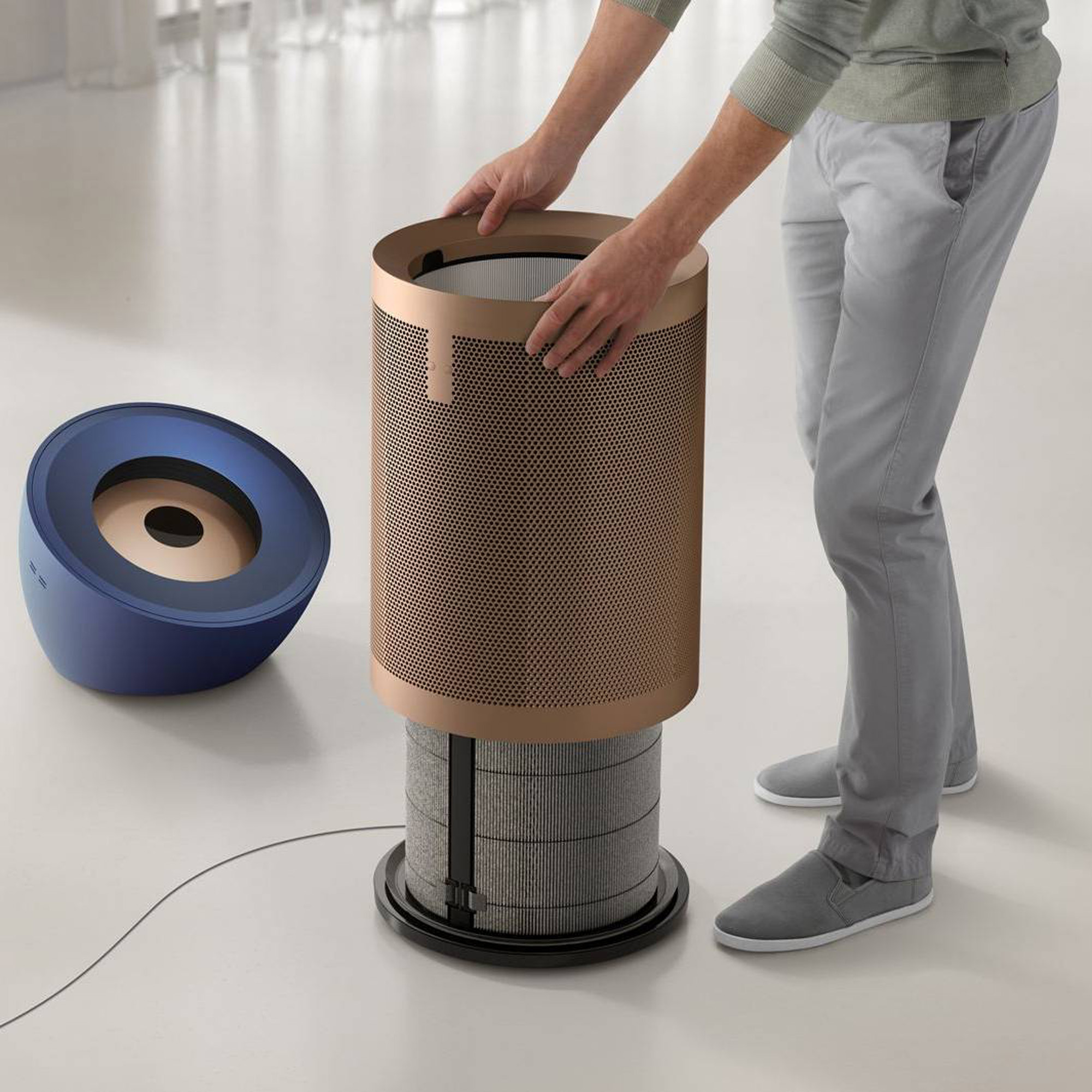 Pročišćivač Dyson Big + Quiet Formaldehyde BP04 Dark Blue/Gold
