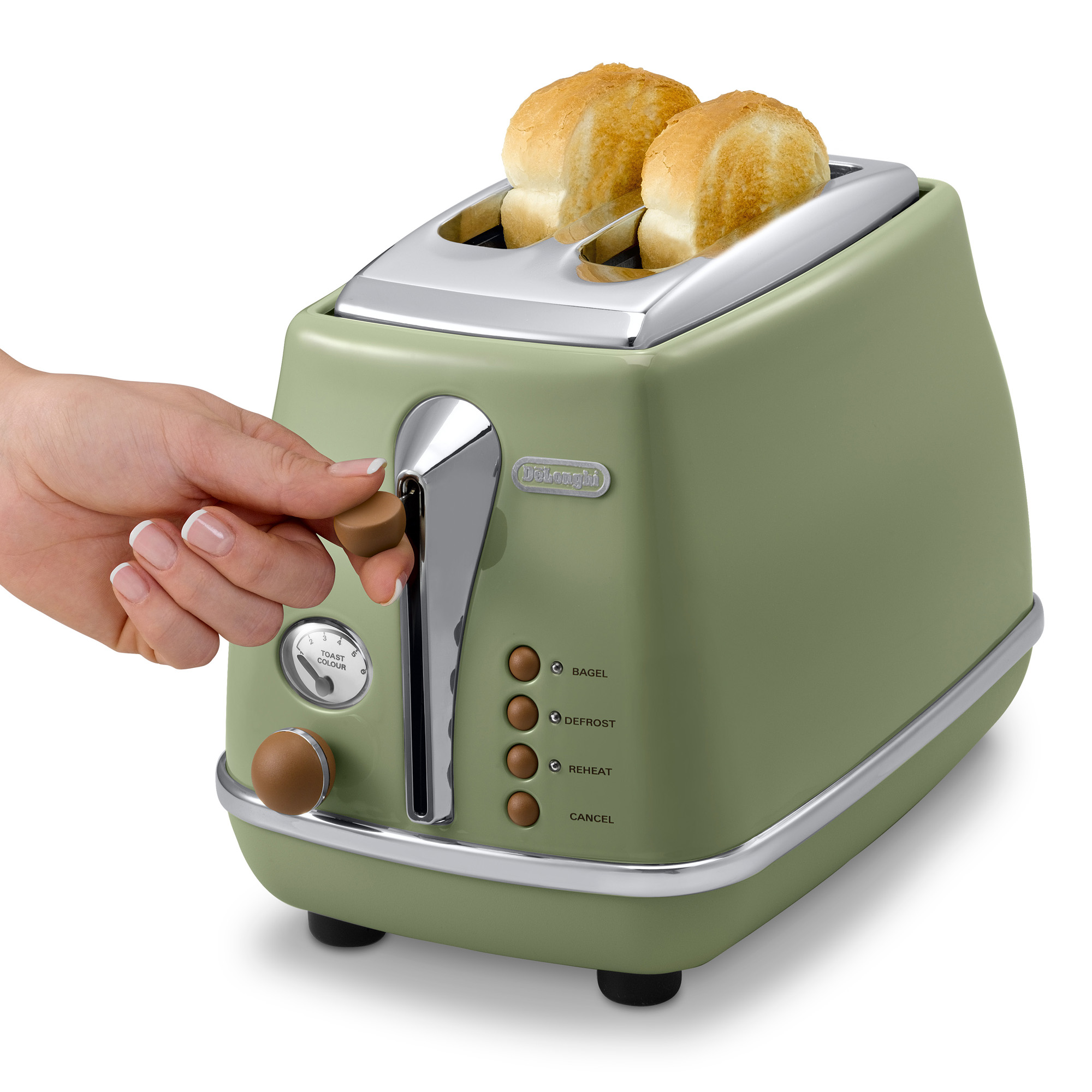 Toster DeLonghi Icona Vintage CTOV2103.GR