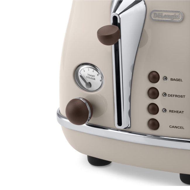 Toster DeLonghi Icona Vintage CTOV2103.BG 900W Beige