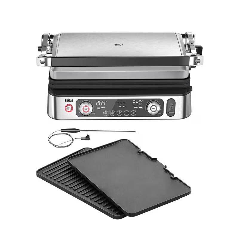 Roštilj Braun CG 9160 MultiGrill 9 Pro Contact grill 3u1 Black/Stainless steel