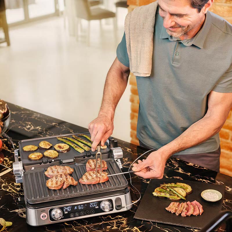 Roštilj Braun CG 9160 MultiGrill 9 Pro Contact grill 3u1 Black/Stainless steel