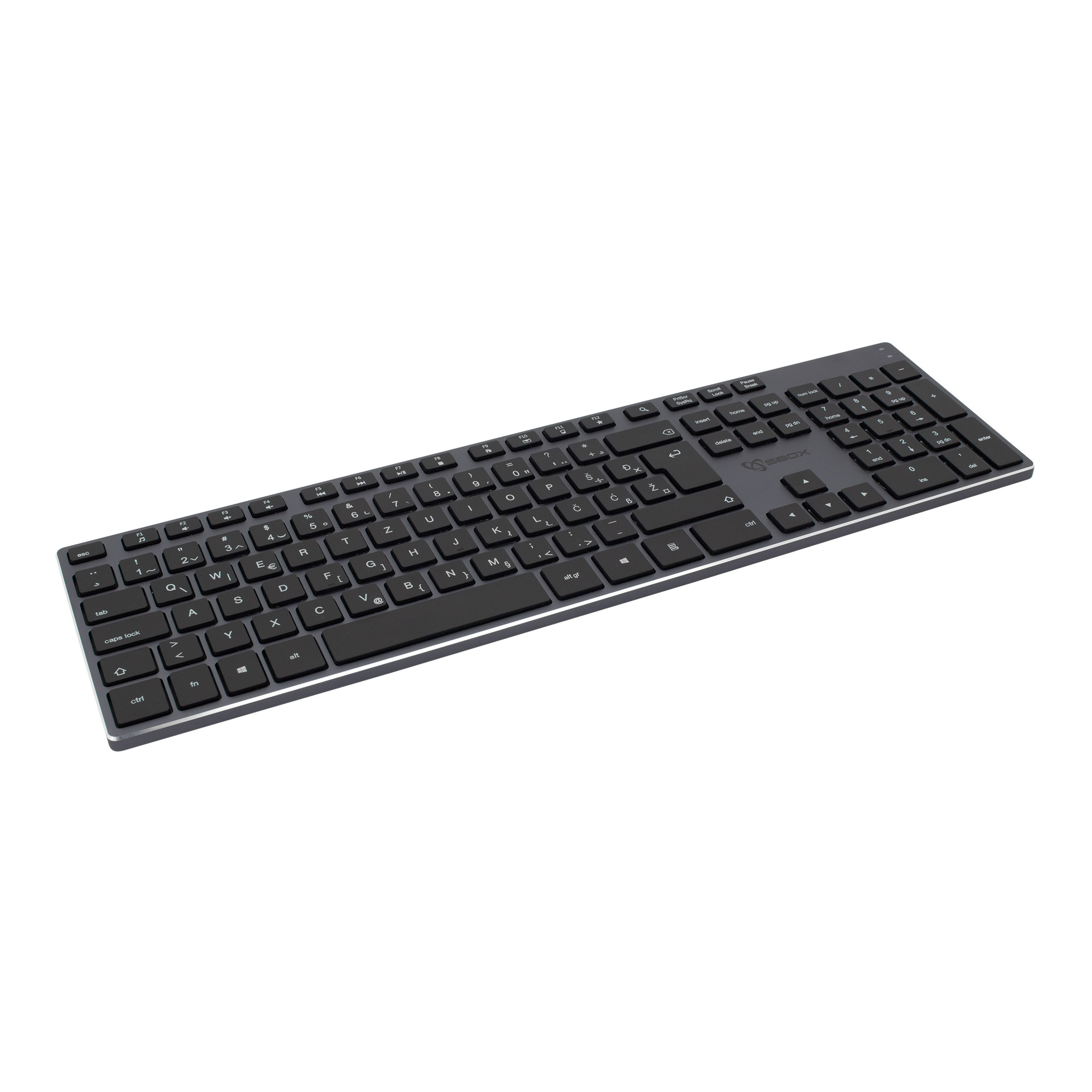 Tastatura SBOX WK-131 HR bežična - metalna