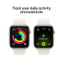 Apple Watch SE 3 GPS 44mm Starlight Aluminium Case with Starlight Sport Band - S/M