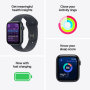 Apple Watch SE 3 GPS 44mm Midnight Aluminium Case with Midnight Sport Band - M/L