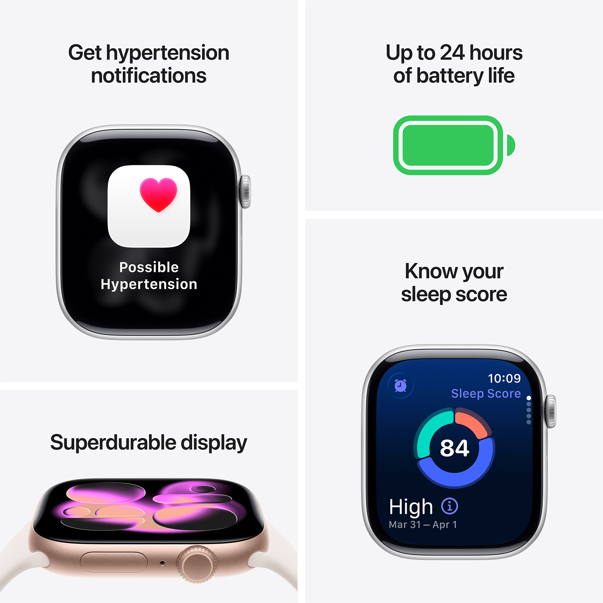 Apple Watch Series 11 GPS 42mm Jet Black Aluminium Case with Black Sport Band - S/M
