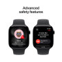 Apple Watch Series 11 GPS 42mm Jet Black Aluminium Case with Black Sport Band - S/M