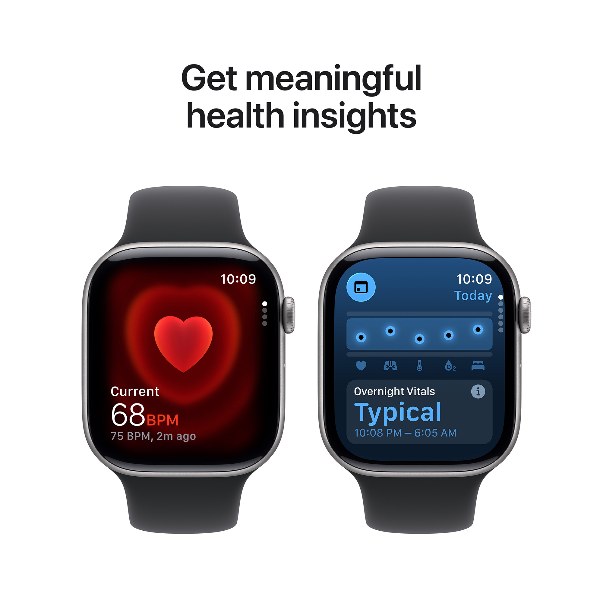 Apple Watch Series 11 GPS 42mm Space Grey Aluminium Case with Black Sport Band - S/M