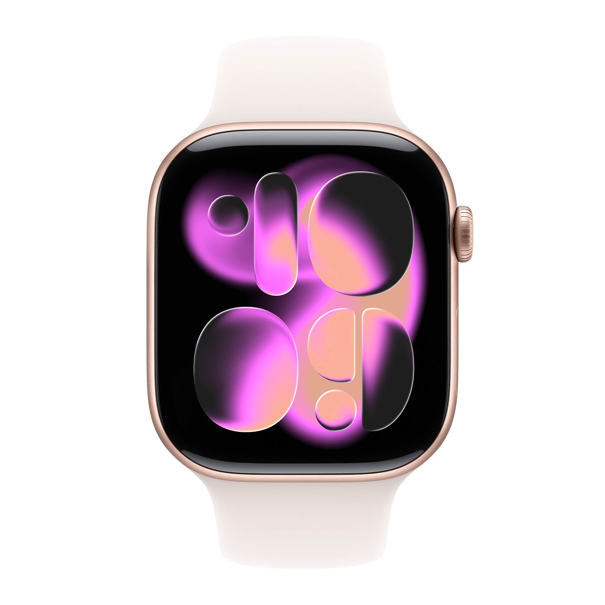 Apple Watch Series 11 GPS 42mm Rose Gold Aluminium Case with Light Blush Sport Band - S/M