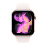 Apple Watch Series 11 GPS 42mm Rose Gold Aluminium Case with Light Blush Sport Band - S/M
