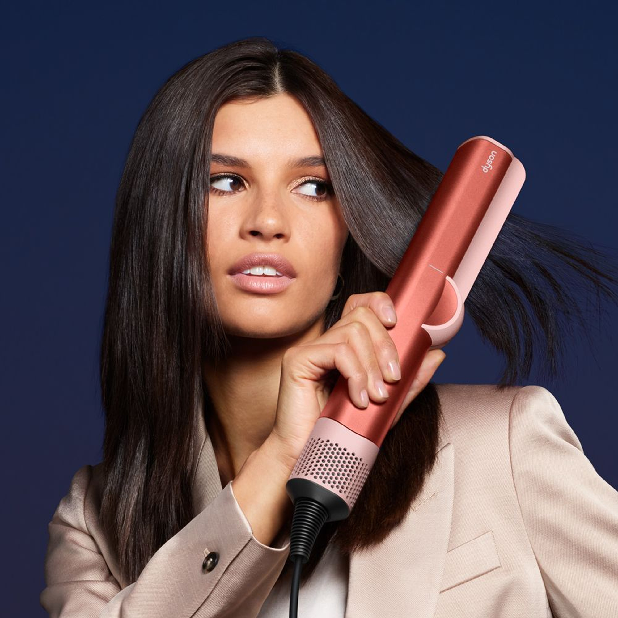 Pegla za kosu Dyson Airstrait SE Red Velvet/Gold