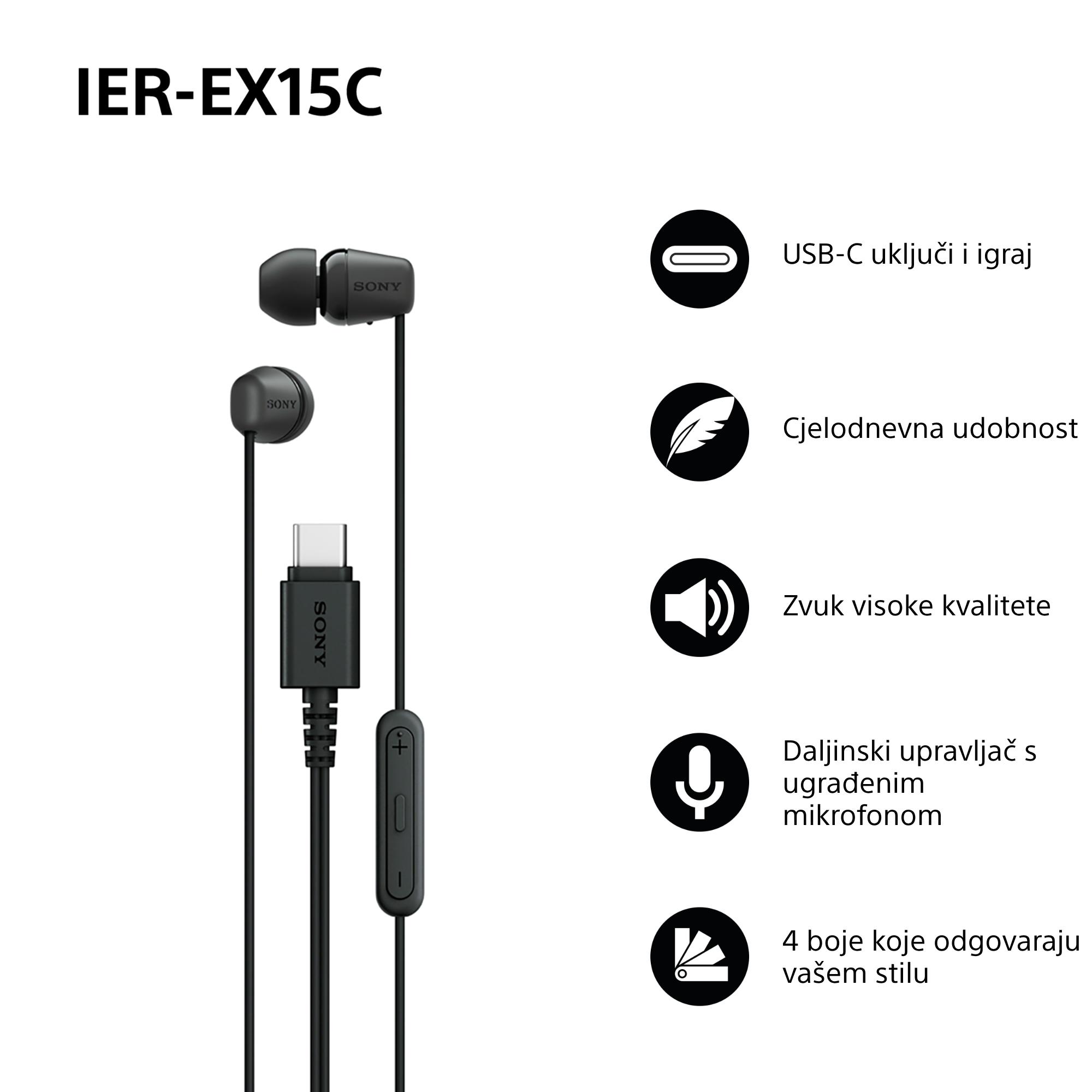 Slušalice Sony IEREX15CB.CE7