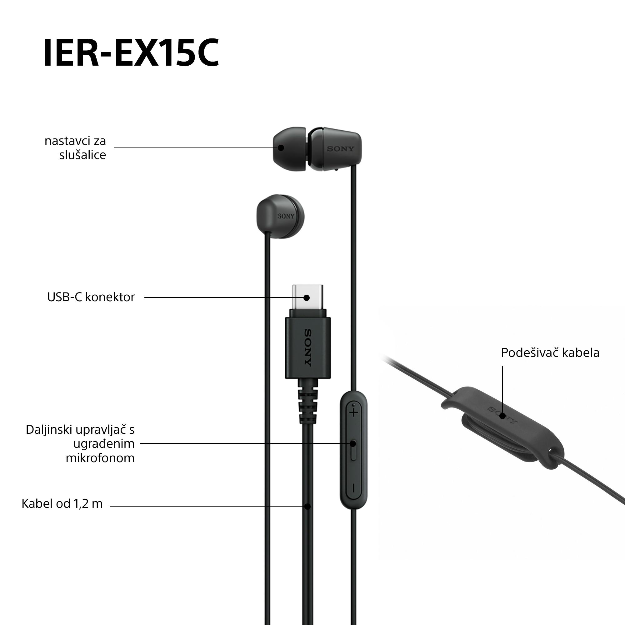Slušalice Sony IEREX15CL.CE7